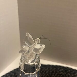Clear crystal Glass Butterfly